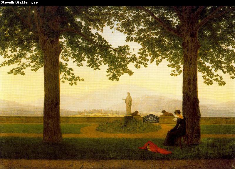 Caspar David Friedrich The Garden Terrace